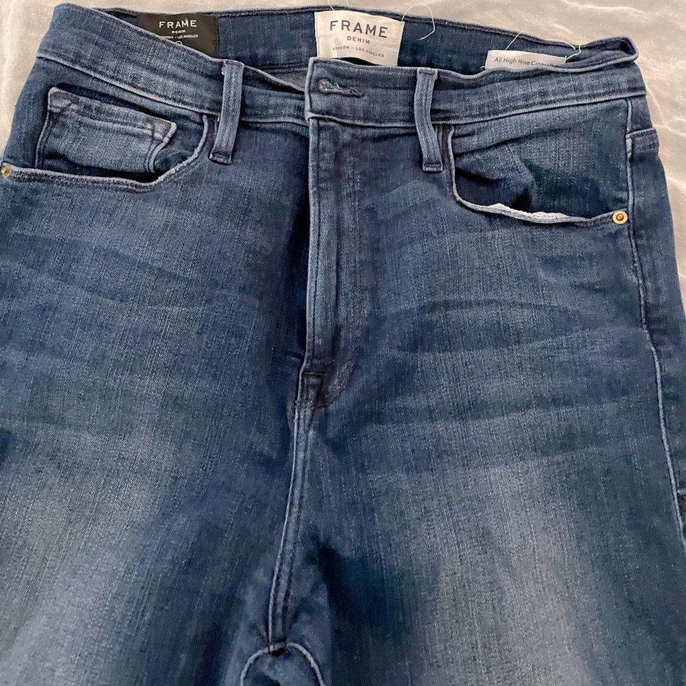 FRAME skinny jeans- stretchy, very comfortable, like new